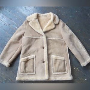 Sawyer of Napa 100% shearling coat